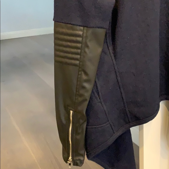 Blank NYC navy/black wool jacket - Picture 3 of 4